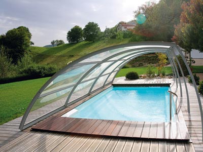 Abri bas Modulabri avec plage en bois Abri bas Modulabri avec plage en bois